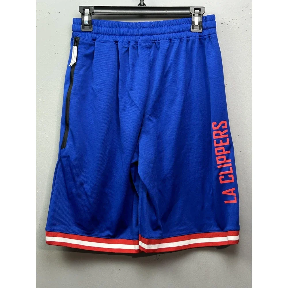 NBA‎ Basketball Shorts Mens Small Blue Kawhi Leonard LA Clippers Athletic Mesh